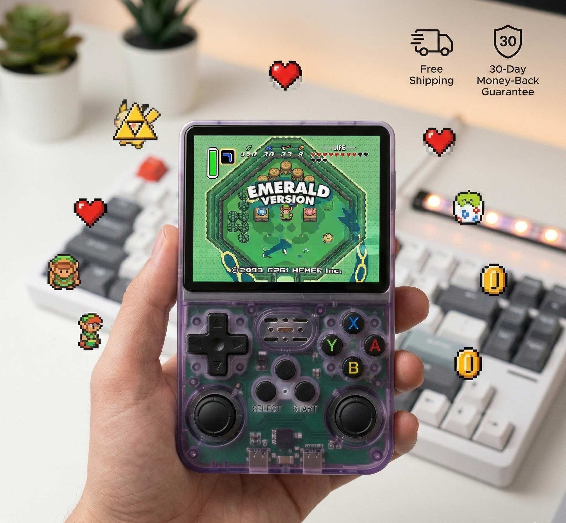 Retro Handheld Game Console – 10,000+ Games | 3.5” IPS Screen | Portable Gaming Device